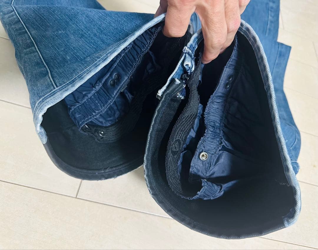 超レア！　VOLCOM スノーボードウェア　リアルデニム　上下セットアップ