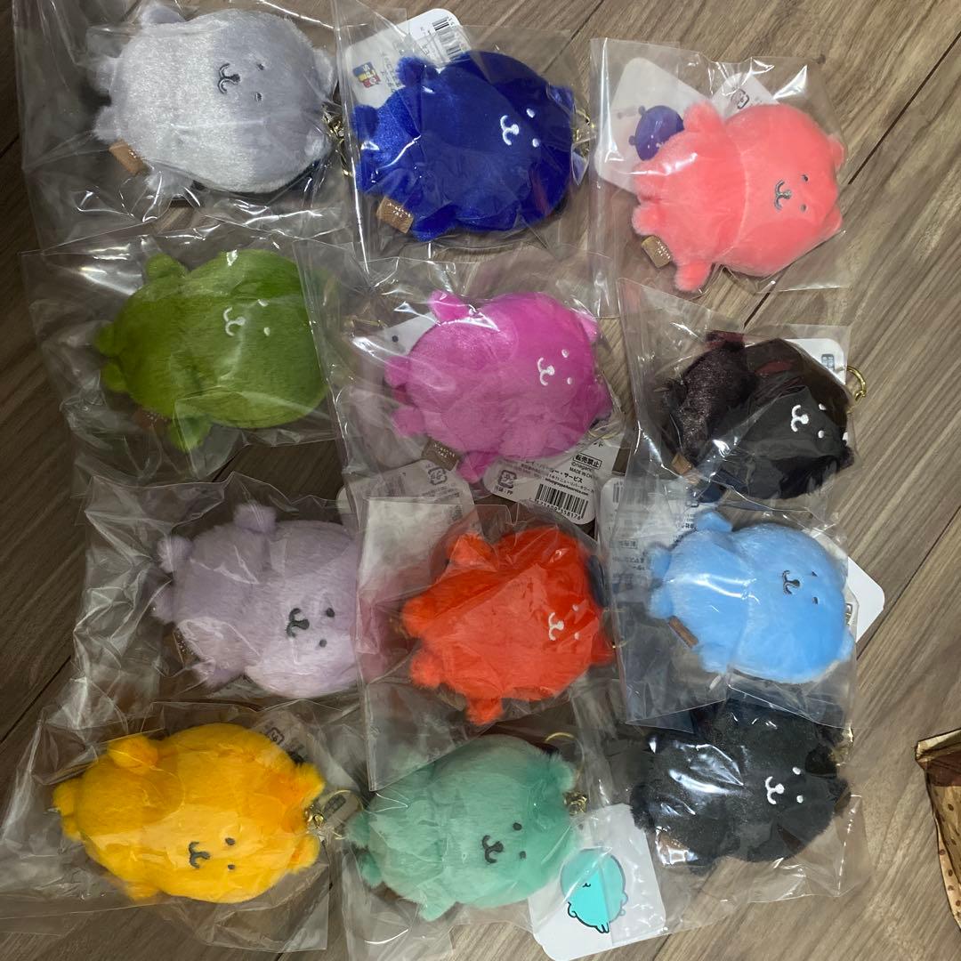 ナガノマーケット　カラーなナガノのくま マスコット（全12種）　コンプリート