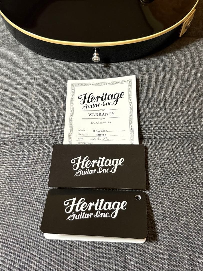 【美品】Heritage H-150Ebony黒（更に値下げしました）