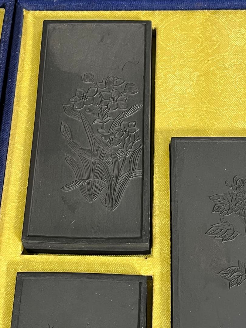 希少・珍品 唐墨 古墨 固形墨 乾隆年製 中国美術 10個セット 未使用品