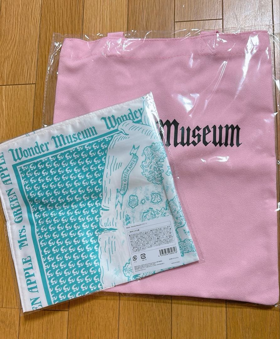 ミセスグリーンアップル WM福岡限定トートバッグピンク＆スカーフ　キーホルダー