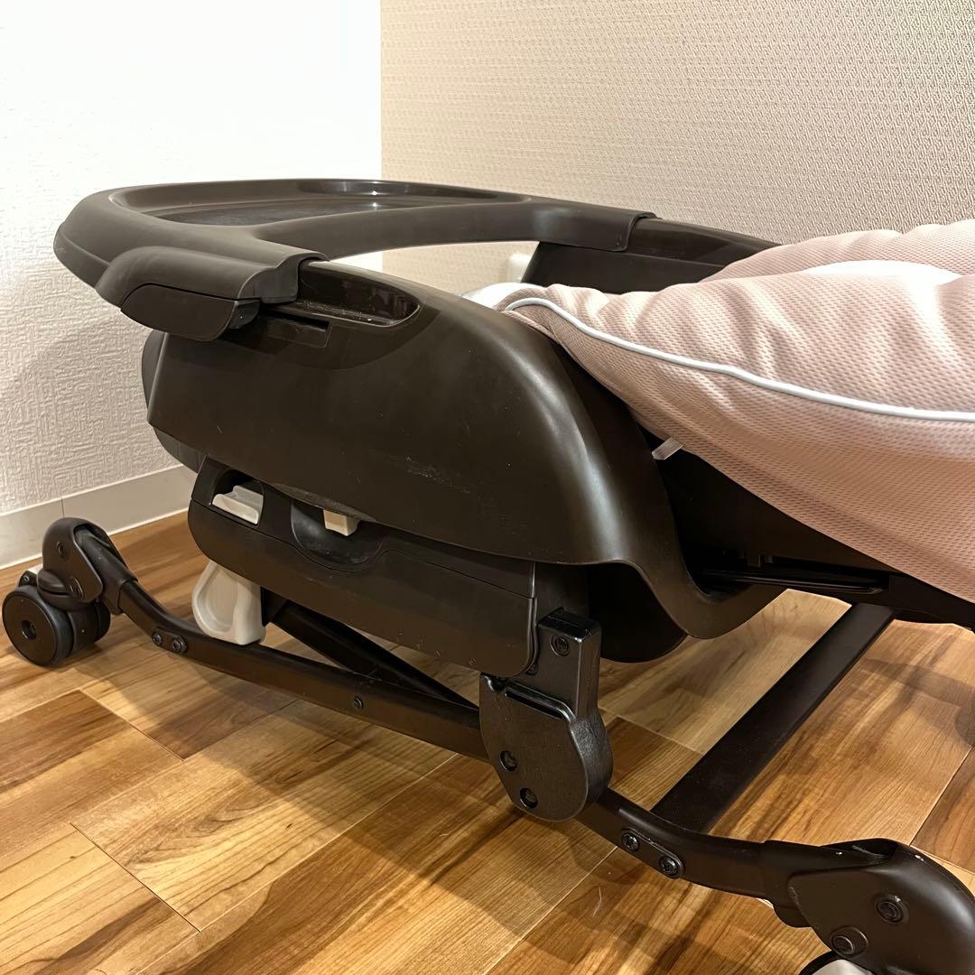 【美品】 コンビ ネムリラ 4キャス ハイローチェア アカチャンホンポ限定