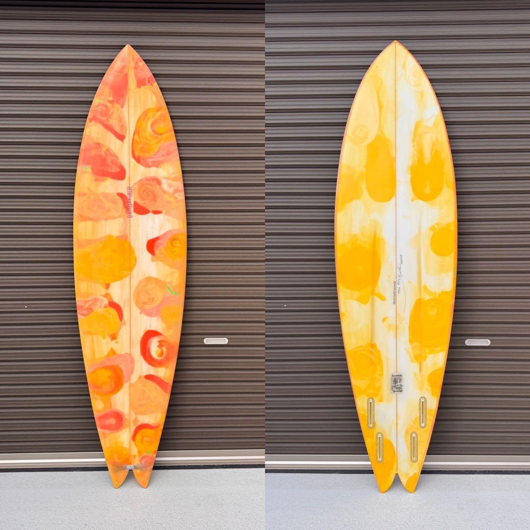 発送可能 xenosurfboard ミッドクワッド　7.1/2
