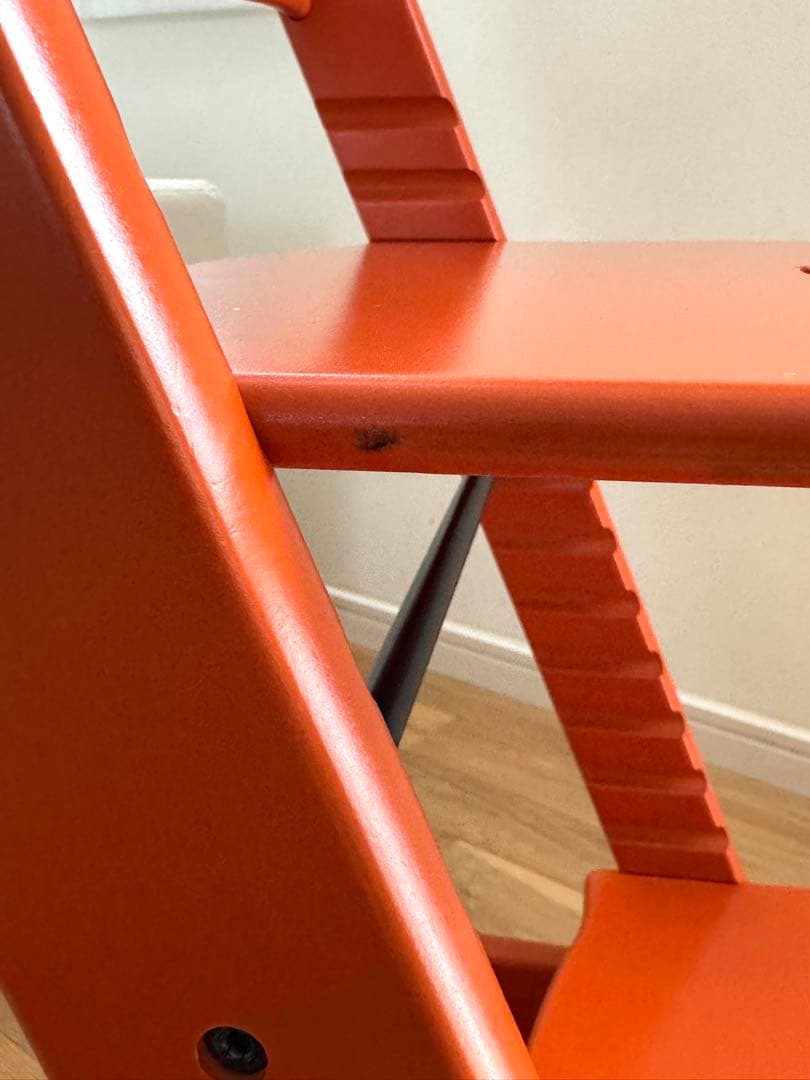 STOKKE ストッケ トリップトラップ ベビーチェア シリアル6 オレンジ色