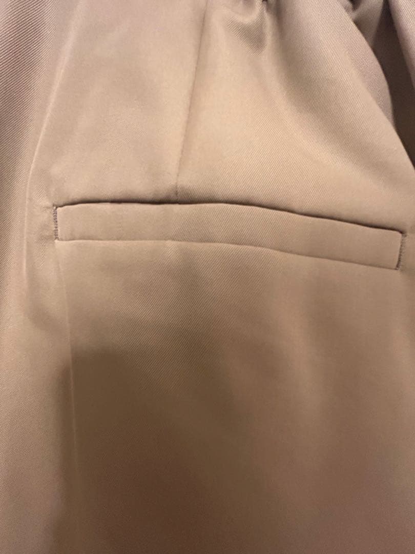 新品未使用タグ付T. japan tuck chino pants-38ベージュ