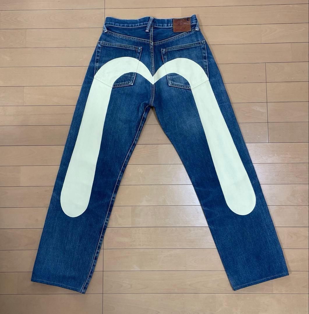 EVISU No.2 Lot.2501xx W28×35 ホワイト大黒　ワイド