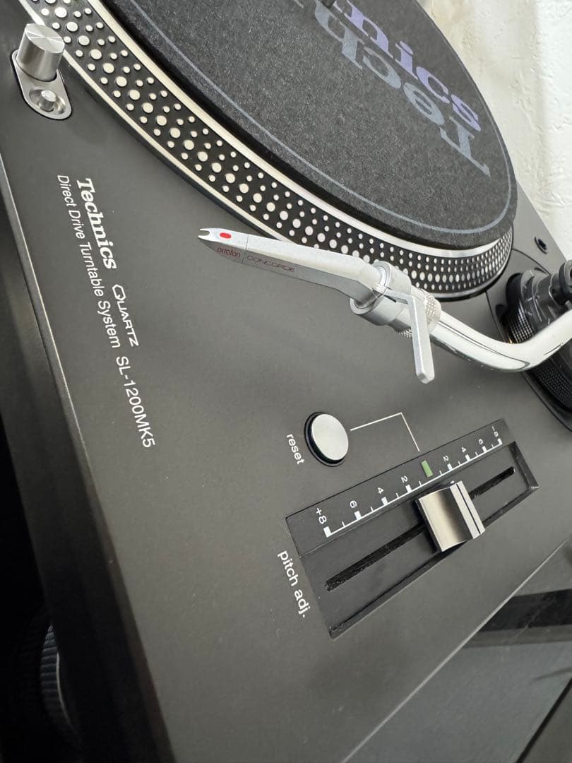 【完動美品】Technics SL-1200MK5 ターンテーブル　2台+針