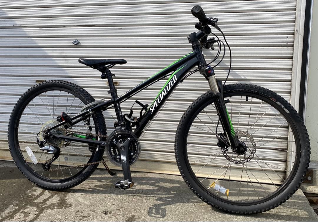 札幌限定 子供用MTB 24インチ スペシャライズド HOTROCK 黒緑