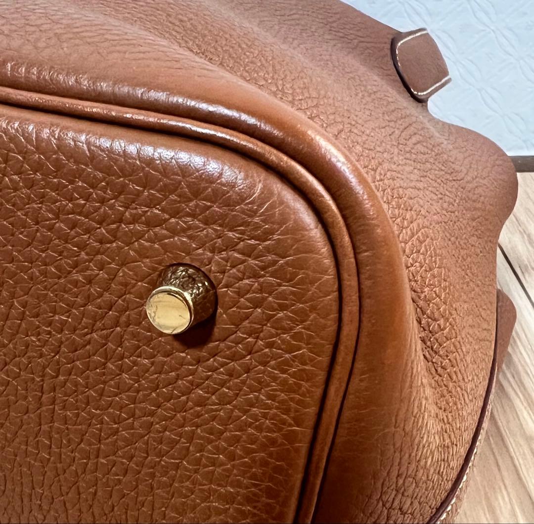 のあ！HERMES エルメス　ピコタンロック　MM ブラウン　C刻印