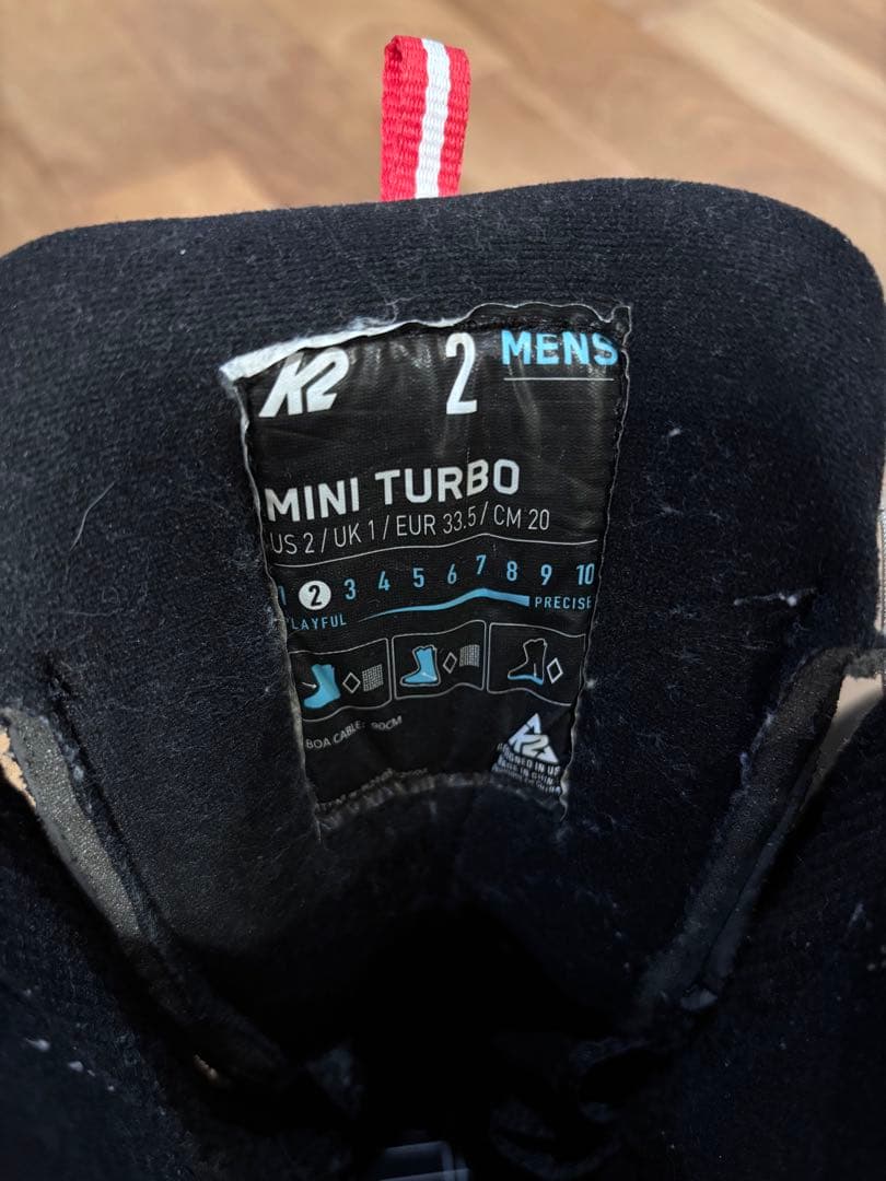 K2 MINI TURBO スノーボード　ブーツ 子ども用 20cm