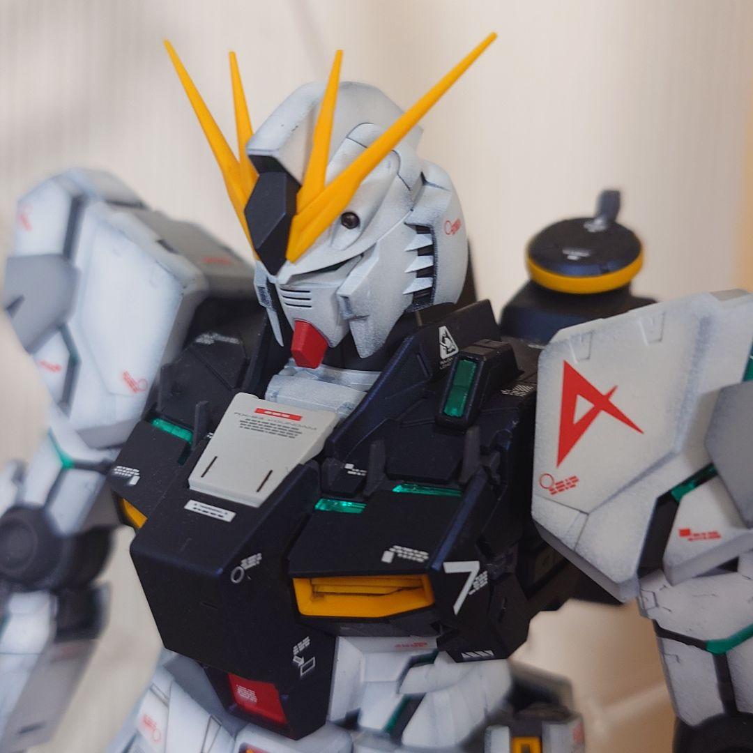 MG νガンダムver.Ka LEDライト機能付き 全塗装組立済
