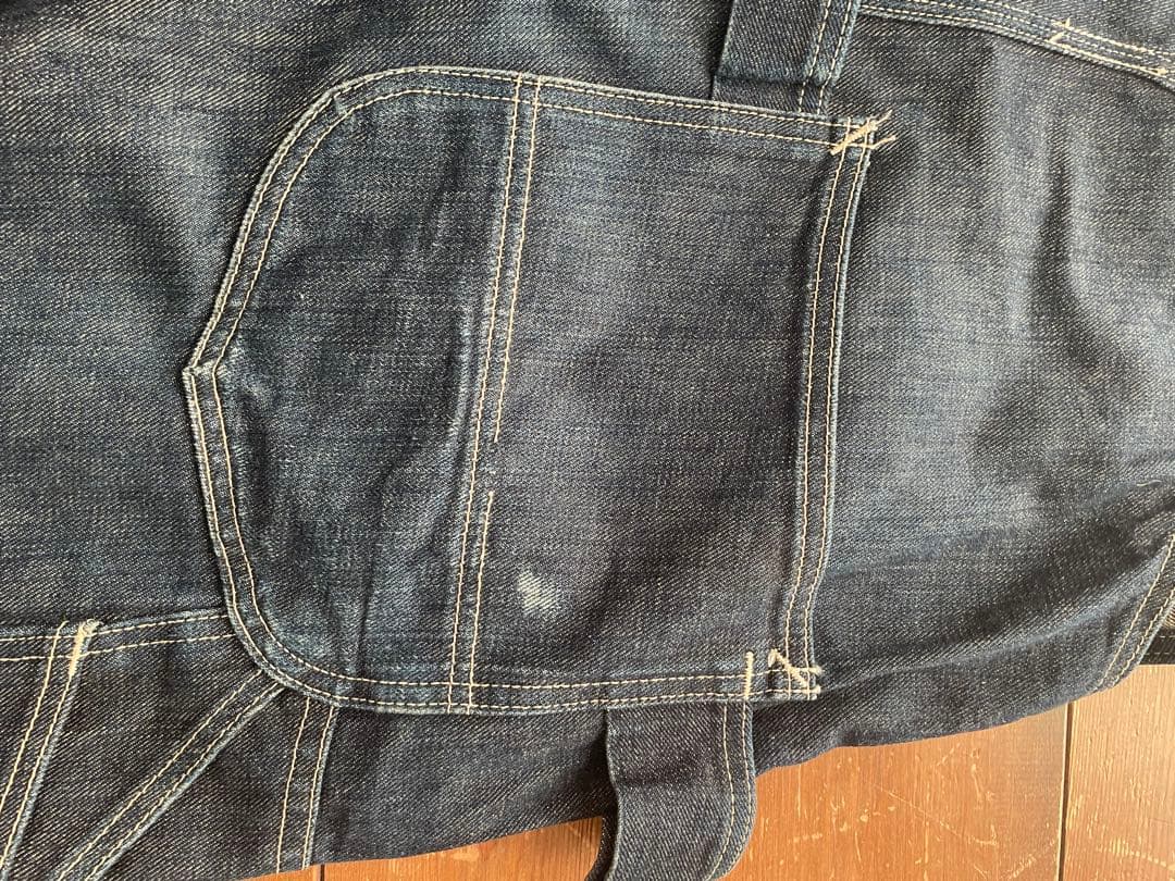 ★希少★EVISU エヴィス カンガルー デニムオーバーオール 34 納品書あり