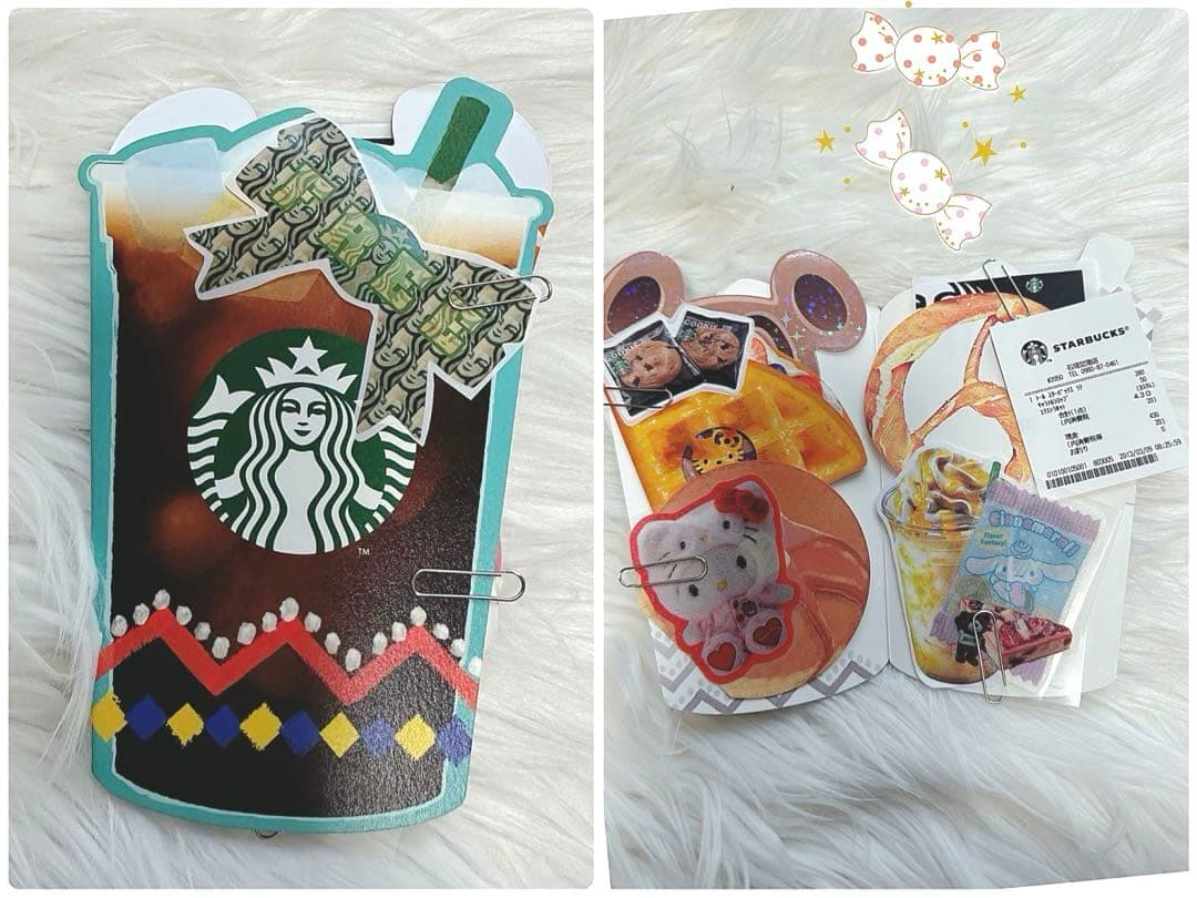 アメキャラおすそ分けファイル&スタバコーヒー系気まぐれ限定1セット★