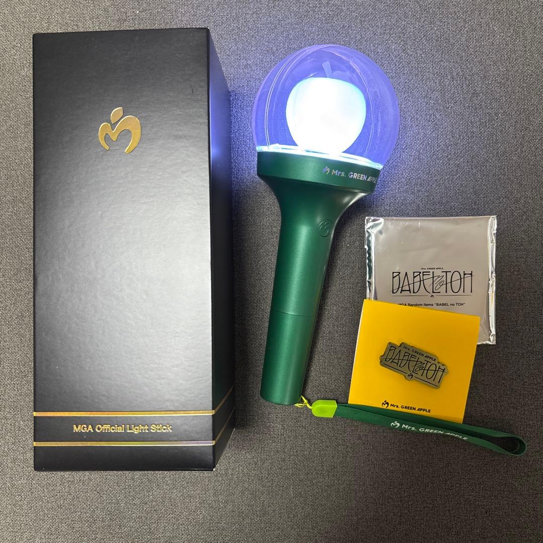 美品　Mrs. GREEN APPLEライト りんご棒