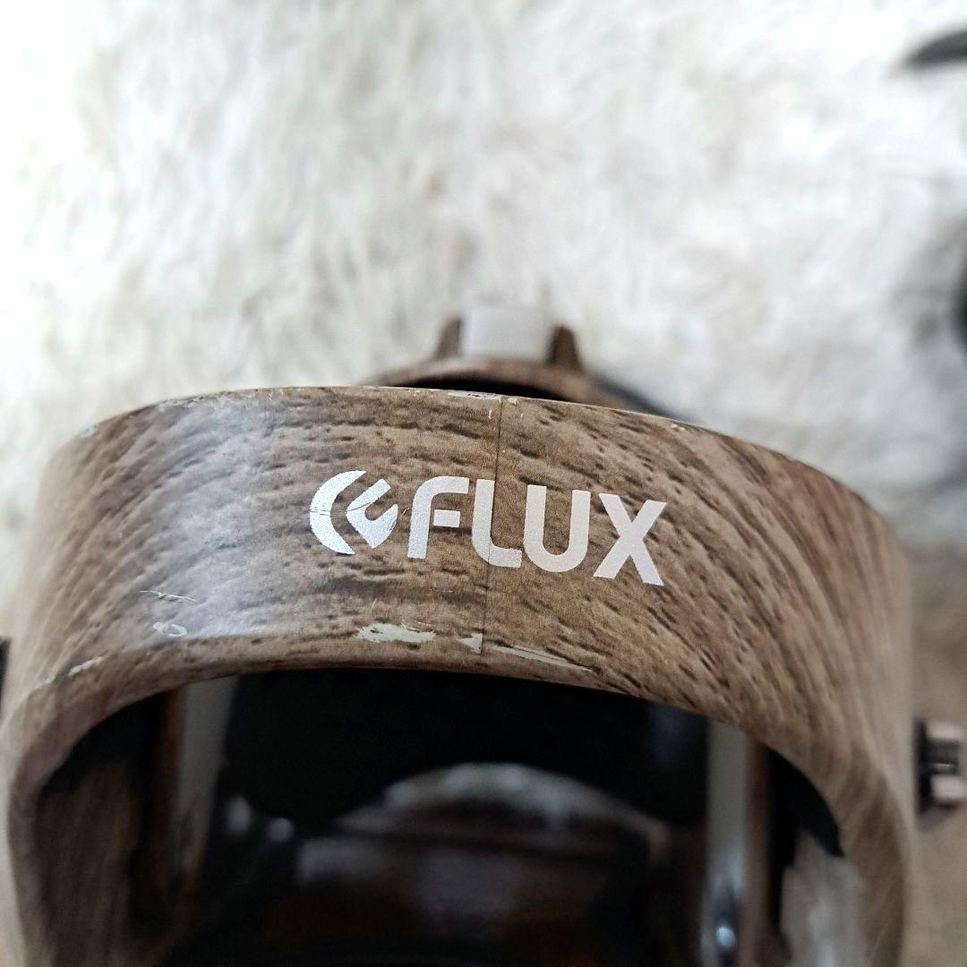 FLUX ビンディング Mサイズ 木目調　[美品] 限定カラー