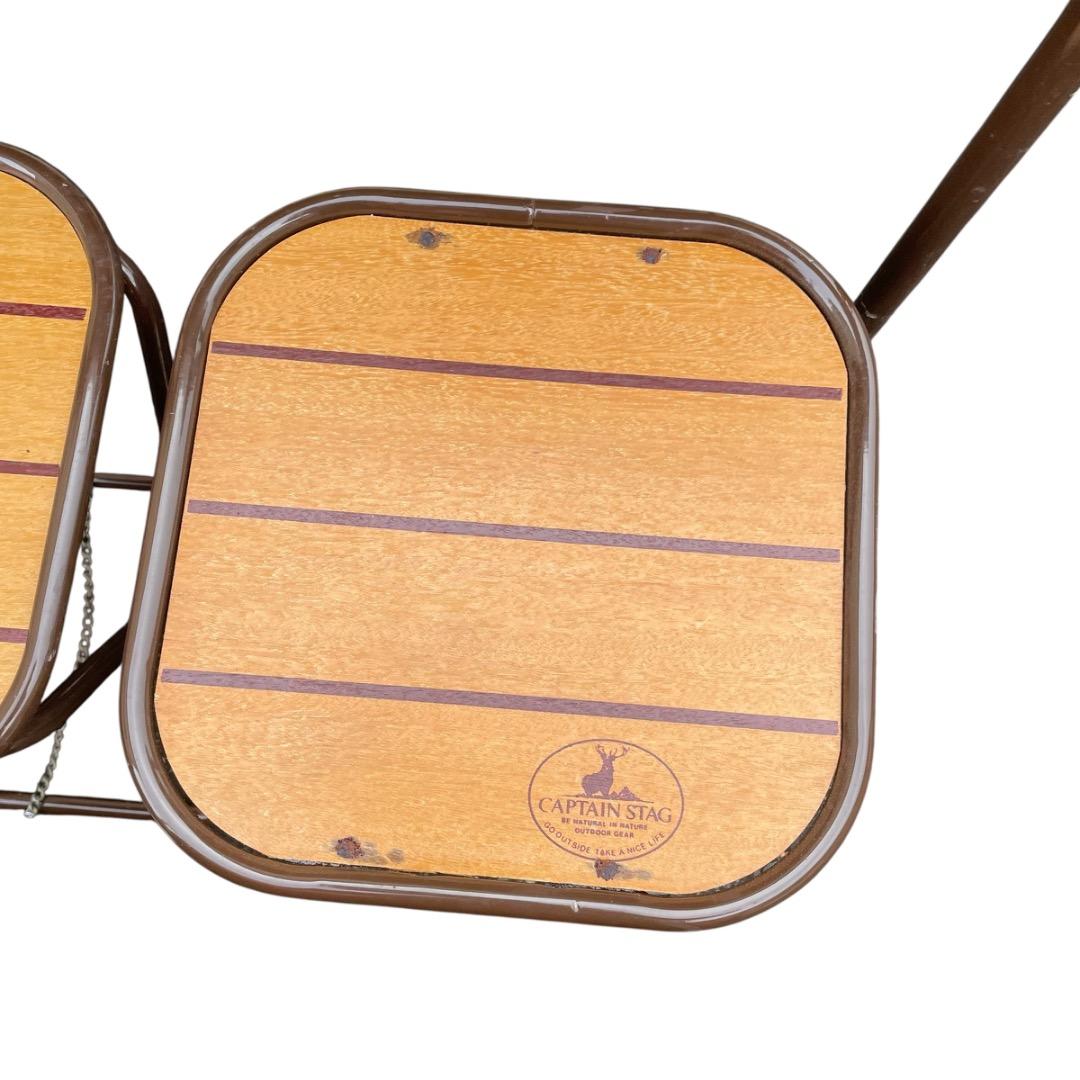 CAPTAIN STAG キャプテンスタッグ 折りたたみウッドテーブル＆チェア