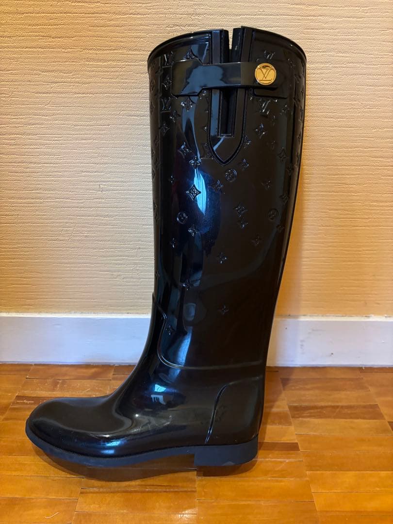 再お値下げ　ルイヴィトン　ロングレインブーツ　38
