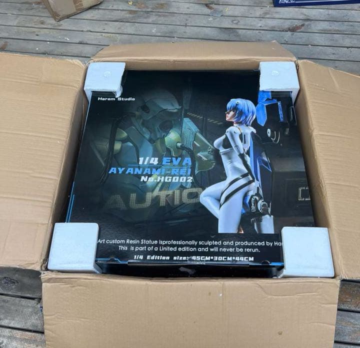 新世紀エヴァンゲリオン 綾波レイ 1/4 ガレージキット ガレキ スタチュー ①