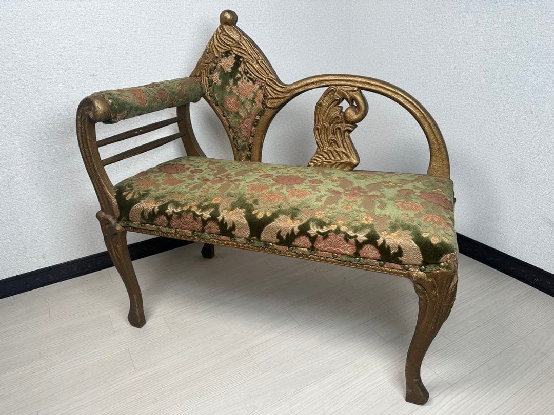 ヴィクトリアン様式 アンティーク ソファ チェア ベンチ ※i1※