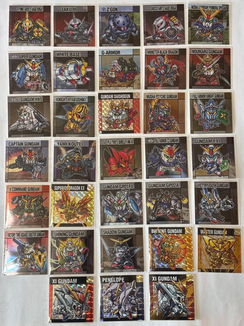元祖SDガンダムスナックII シール全33種 フルコンプ