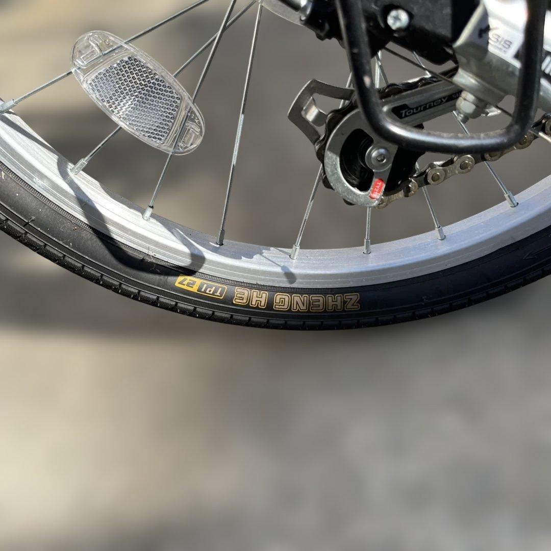 6段変速　折り畳み自転車　美品！