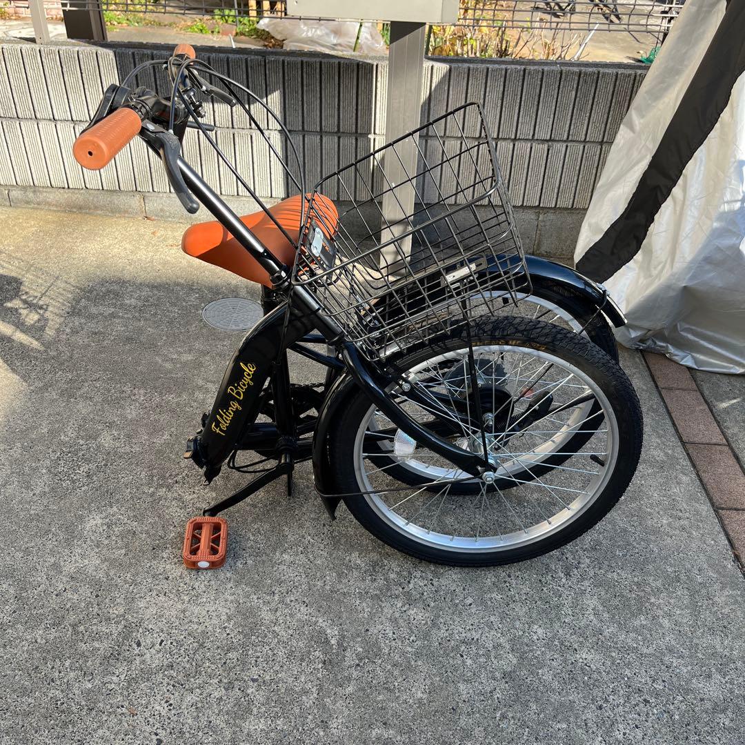 6段変速　折り畳み自転車　美品！