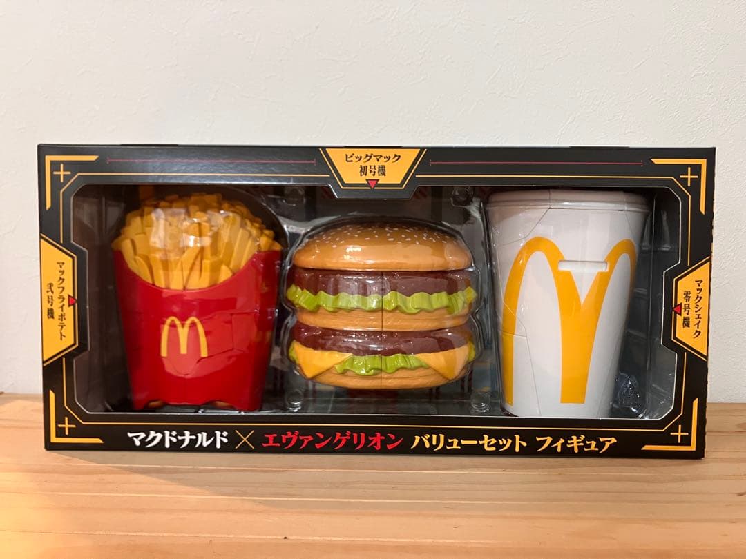 新品　未開封　マクドナルド エヴァンゲリオン コラボセット