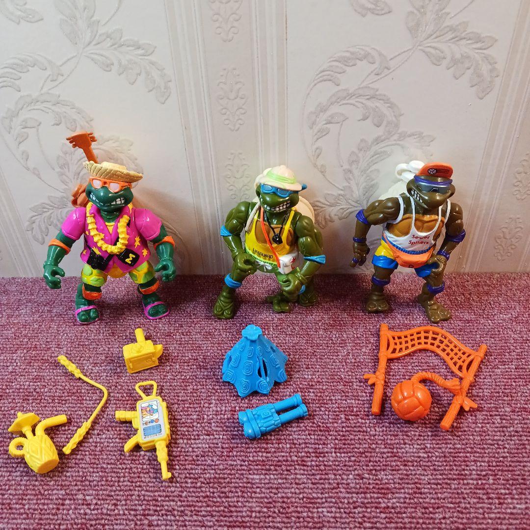 ミュータント タートルズ、スエァ －スピッティング タートルズ3体セット