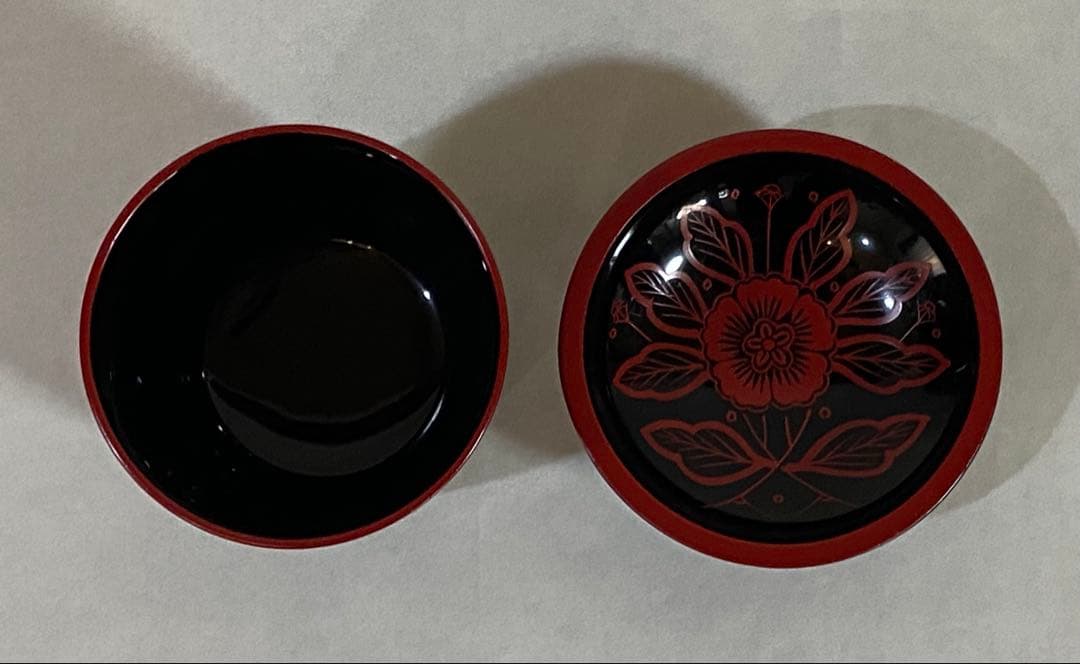 茶道具　懐石道具　箸洗い　木製本漆