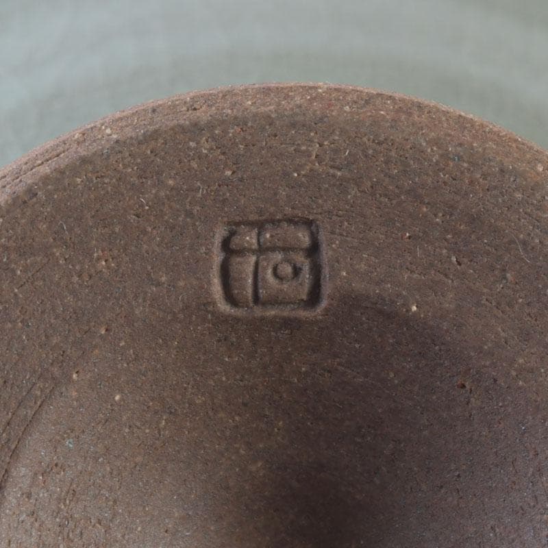 和食器　忍冬庵　佐藤和子作　朝鮮唐津　青磁　手鉢　五客　共箱　V　9845A