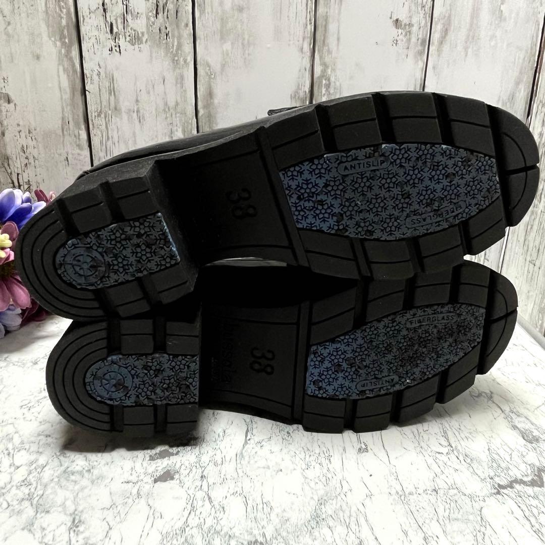 【極美品】ブソラ ヒールアップ ビットローファー エナメル (38)