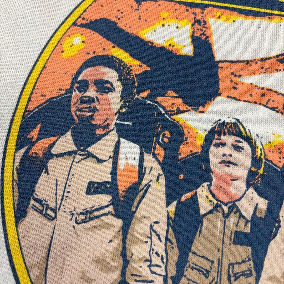 ストレンジャーシングス ラグランスウェット　XLサイズ　ゴーストバスターズ 古着