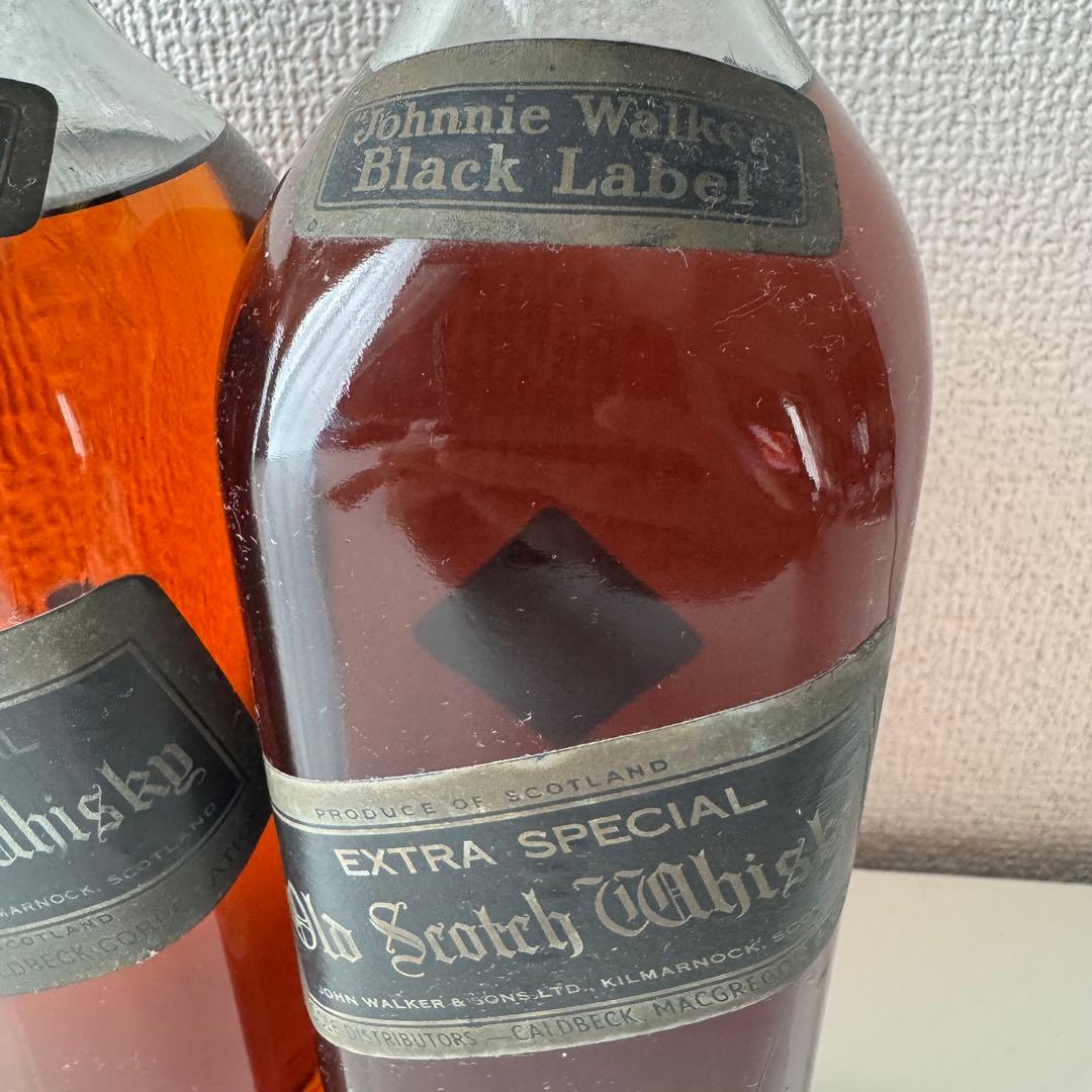 未開封 Johnnie Walker Black Label 白紋章 古酒　3本