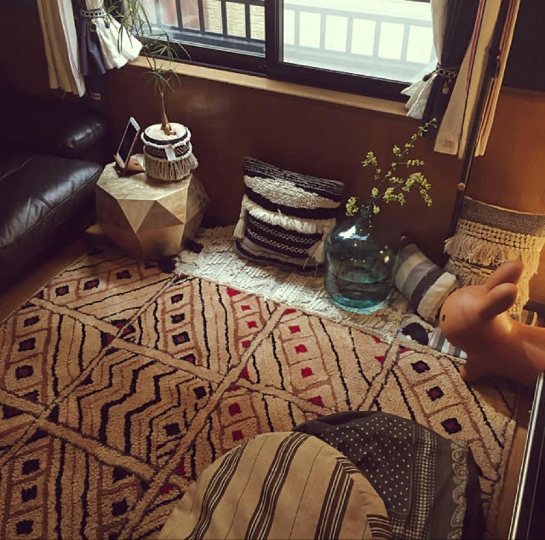 ★journal standard furniture★ 幾何学模様ラグ