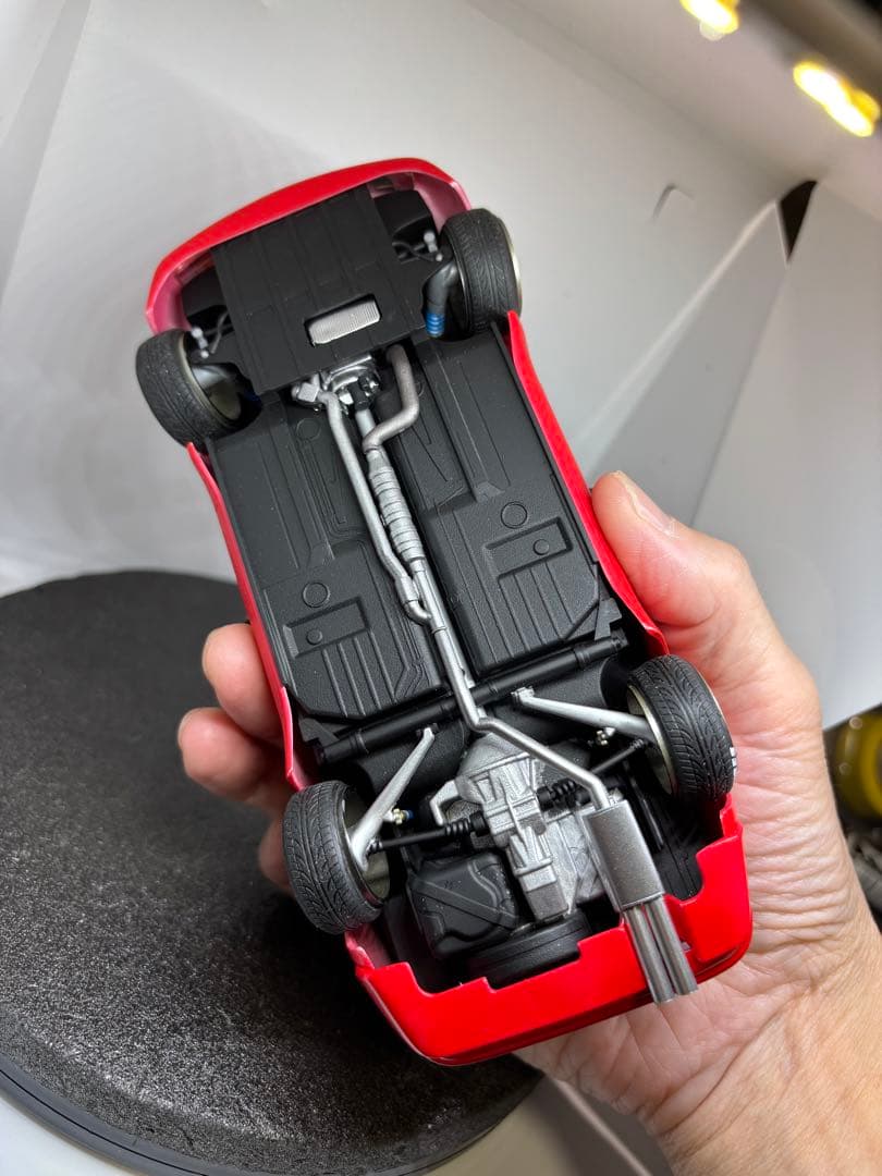 プラモデル完成品　ハセガワ　ポルシェ 944 ターボ　ストリート戻し　1/24