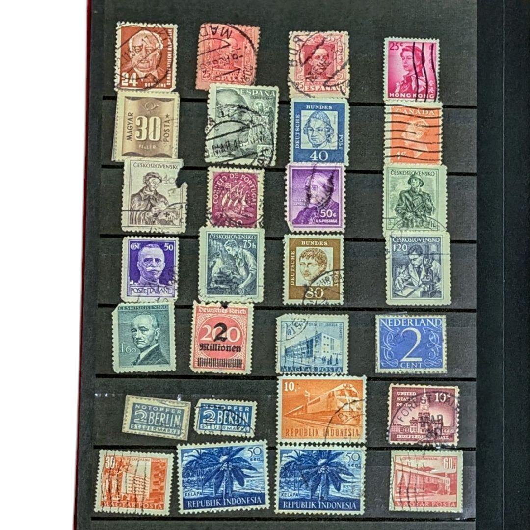✨希少✨切手アルバム 海外、未使用多数有 ヴィンテージ アンティーク