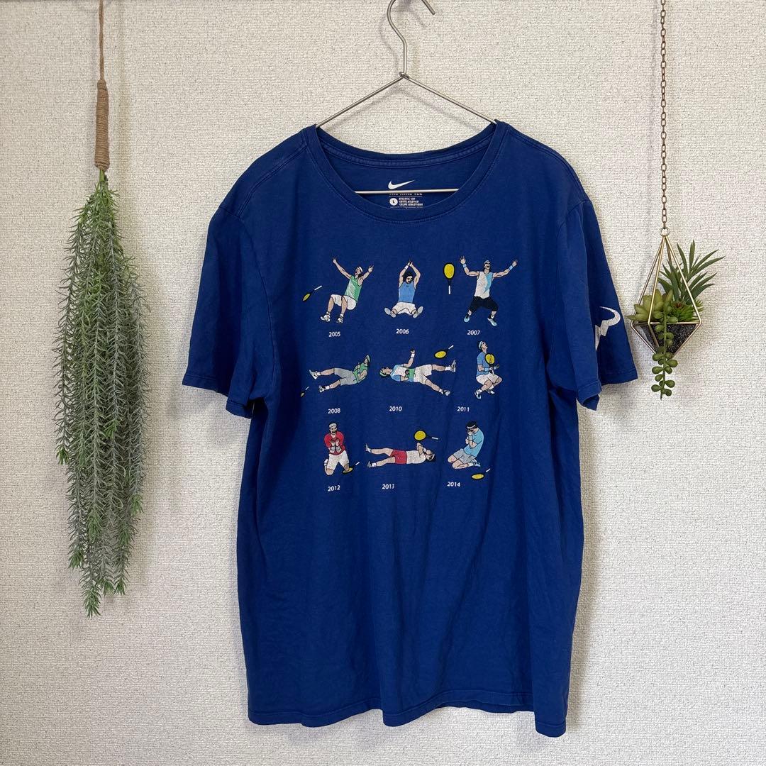 【日本未発売】 Nike ラファエル　ナダル　フレンチオープン　イラストT