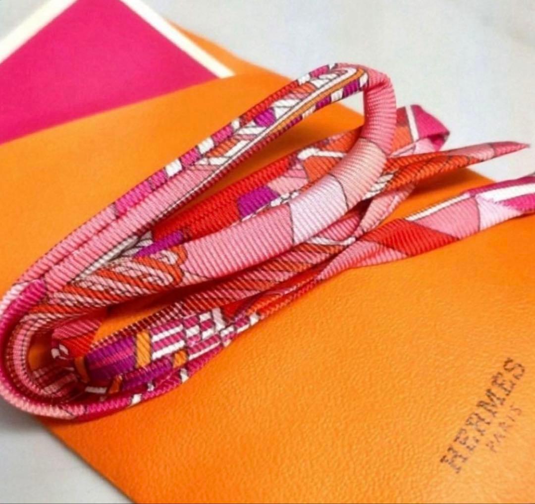 ❶早い者勝ち！HERMES ツイリードゥエルメス スパゲッティ シルクリボン