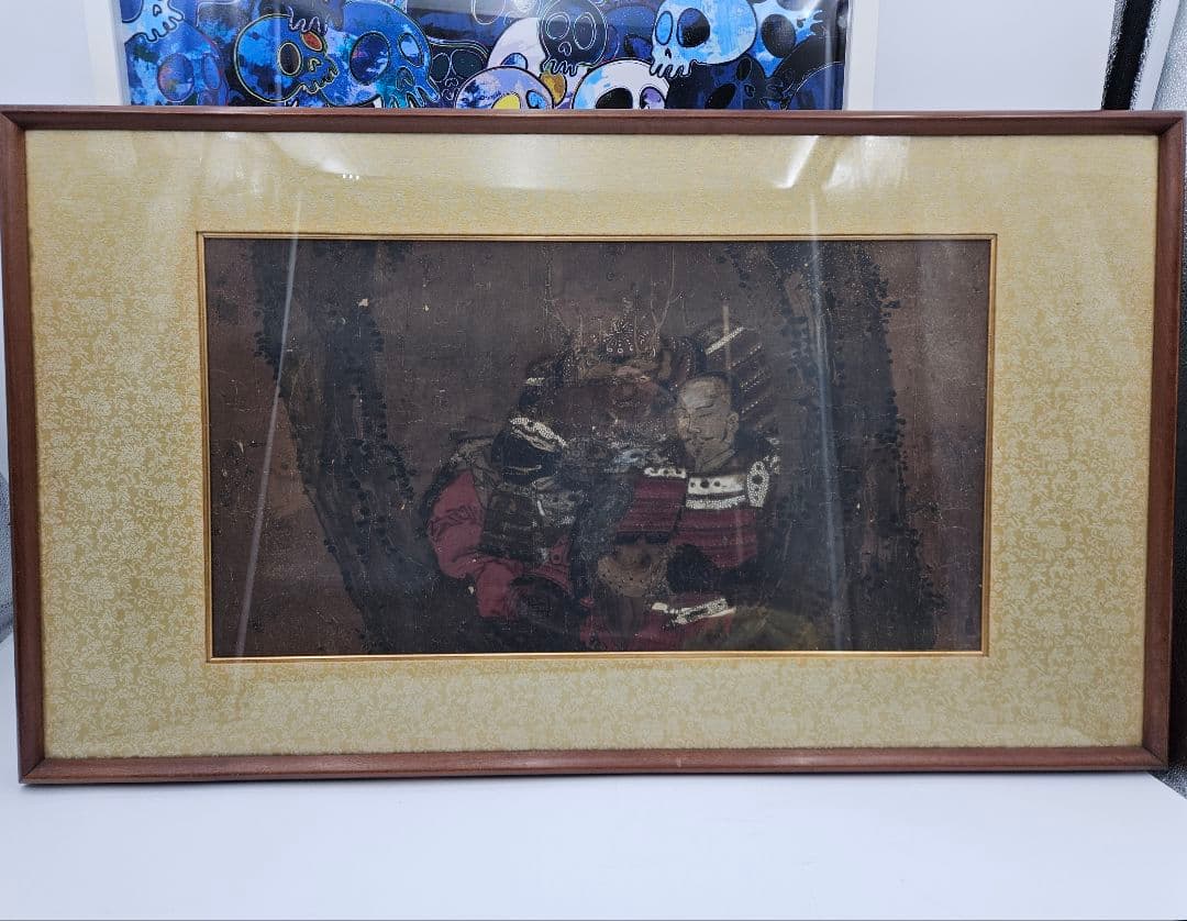 武者図　肉筆　時代物　江戸時代　日本画　浮世絵