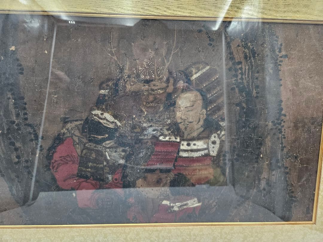 武者図　肉筆　時代物　江戸時代　日本画　浮世絵