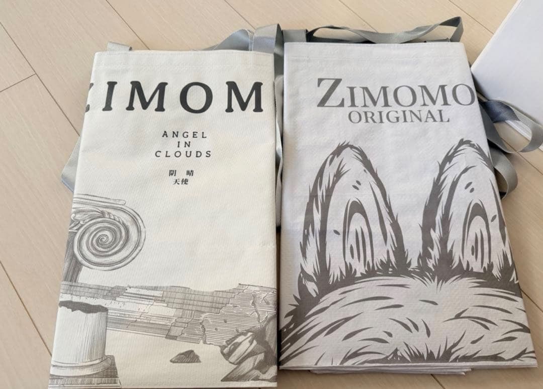 【正規品美品】POPMART ジモモ　エンジェル　茶ジモモ　2体セット　ラブブ