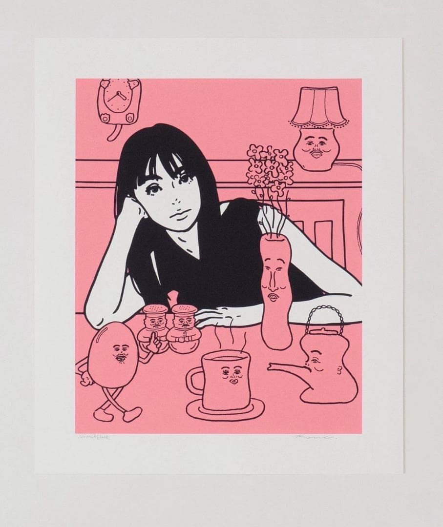 Kyne&Noncheleee シルクスクリーンポスター