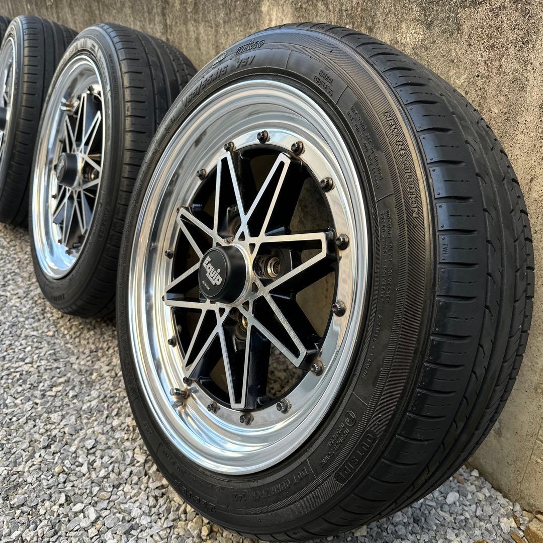 work equip 03 15インチホイールセット　6jプラス32レアサイズ
