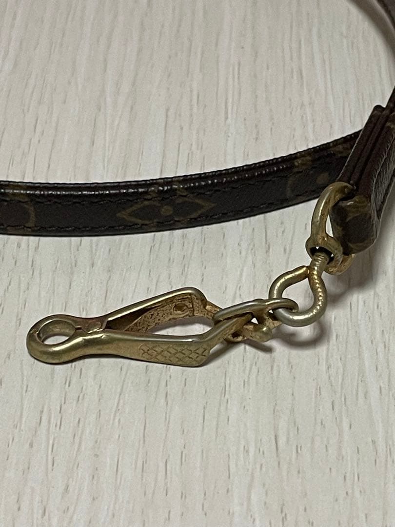 LOUIS VUITTON ルイ ヴィトン モノグラム 首輪 リード
