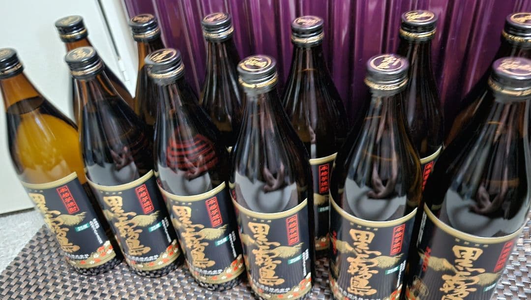 新品未開封【本格芋焼酎黒霧島】25度900ml×12本
