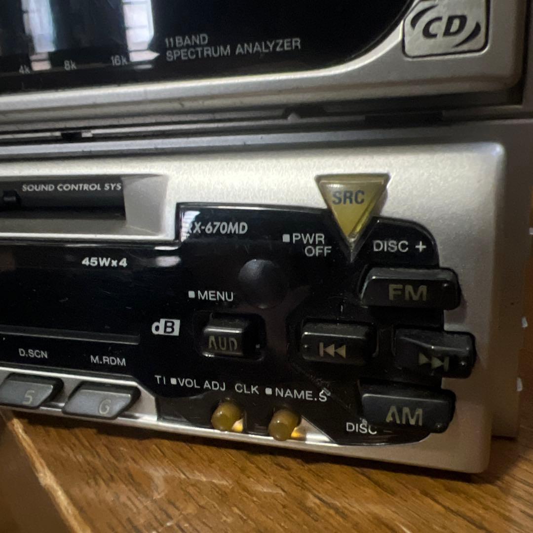 KENWOOD RX-670MD RD-380 中古品セット