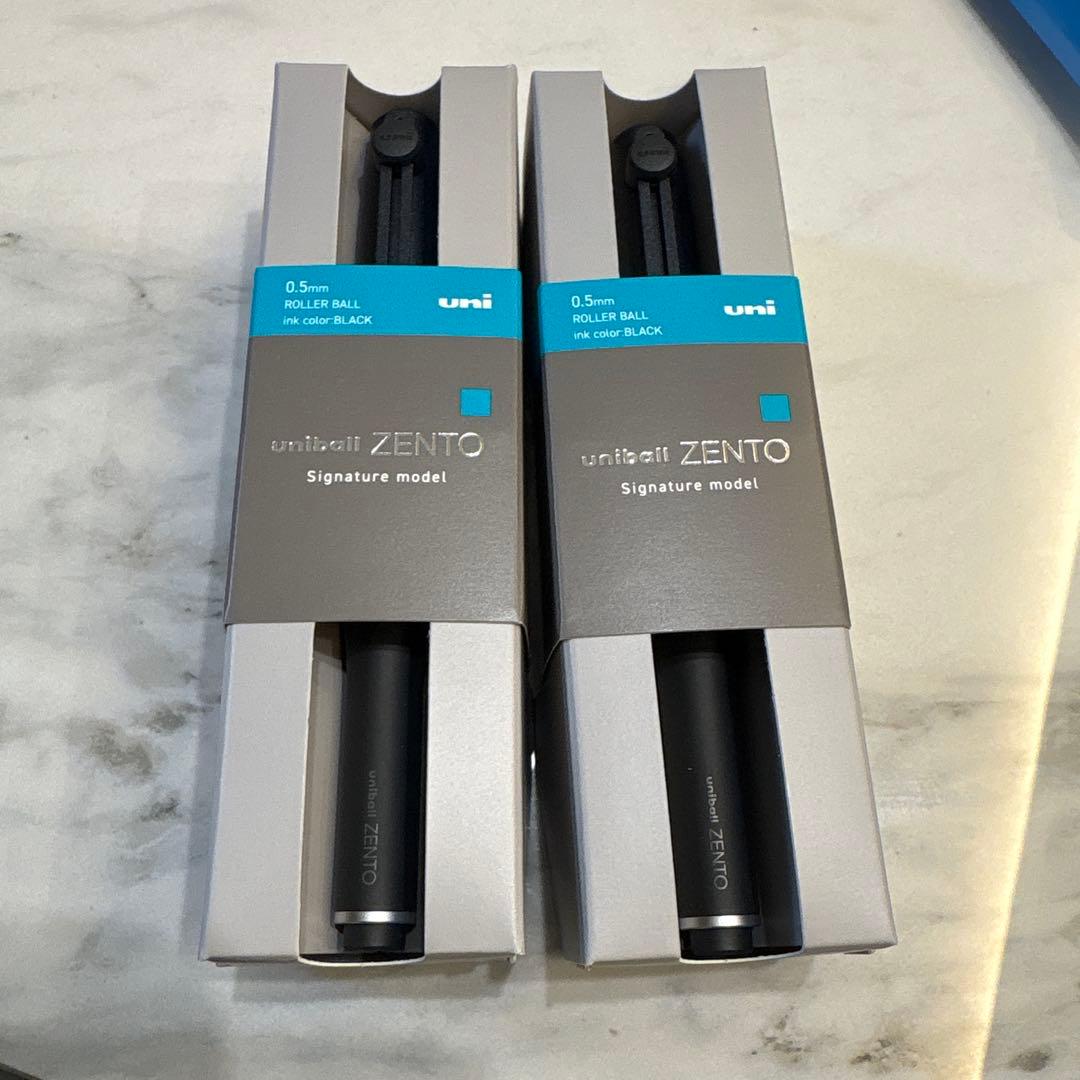 新品未開封 uniball ZENTO シグニチャーモデル2本セット0.5mm
