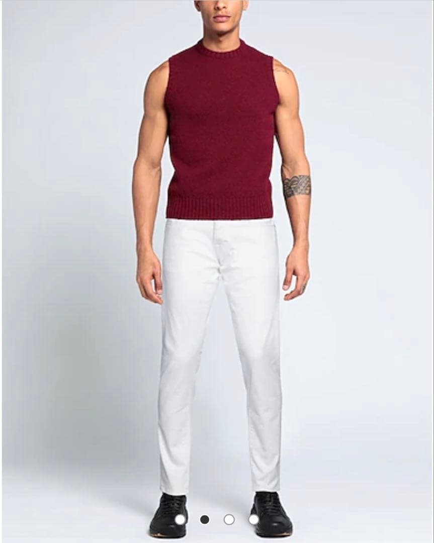 TRAMAROSSA ホワイトデニム　34