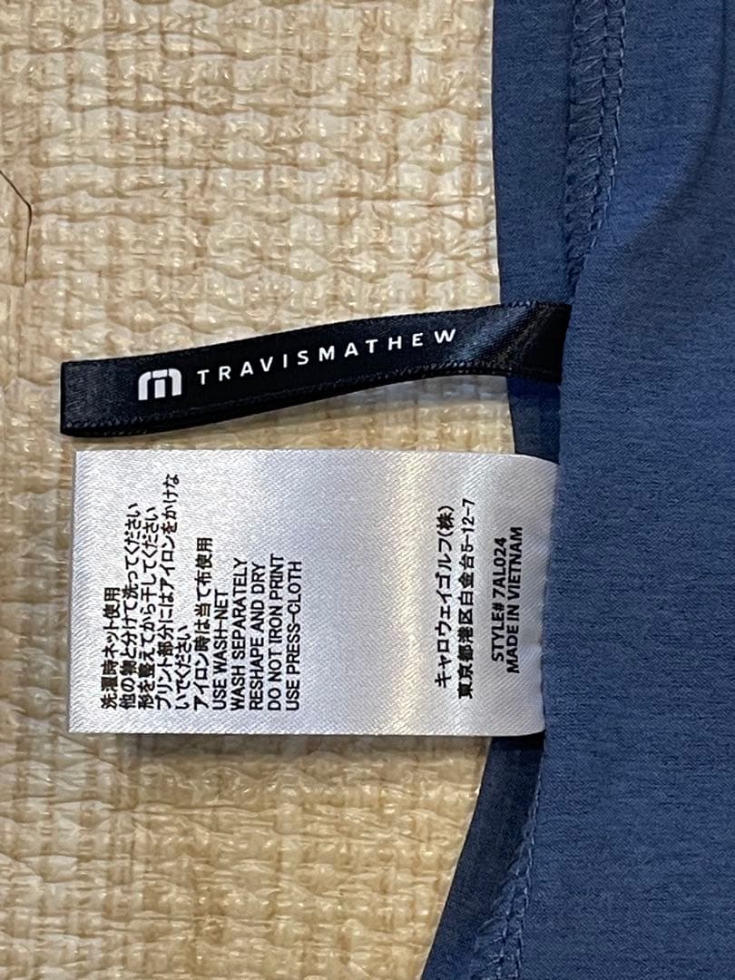 トラヴィスマシューTravisMathewゴルフウェア　ネイビー新品未使用タグ付