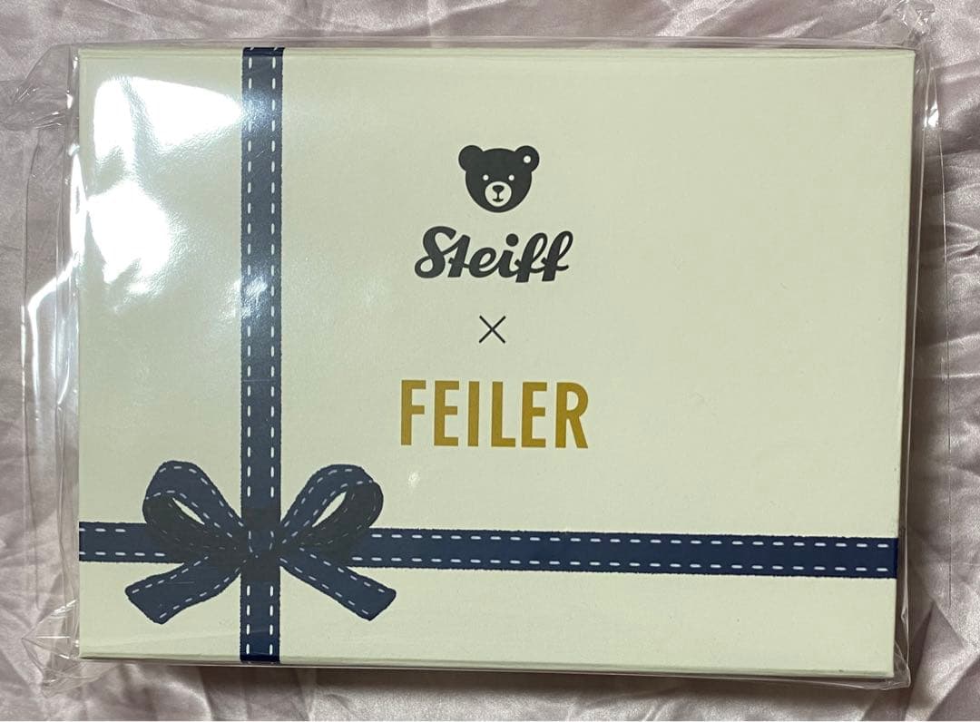 フェイラー× Steiffコラボ ハンカチキーリングセット
